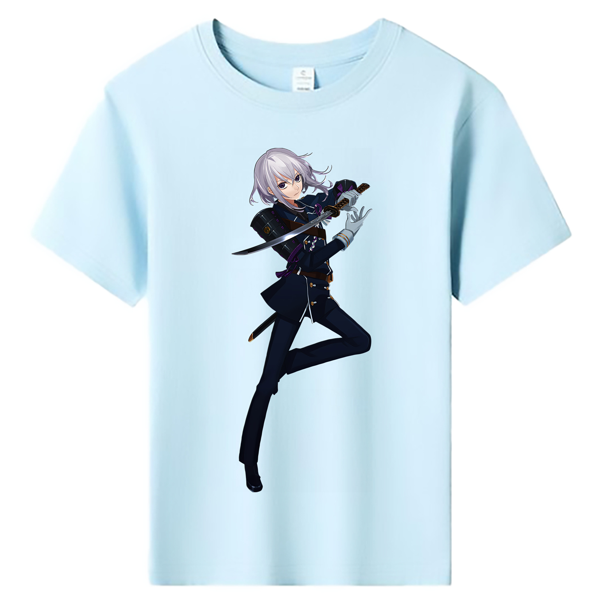 （画像用） 刀剣乱舞 Touken Ranbu 綿100％キッズTシャツ（フロントプリント）